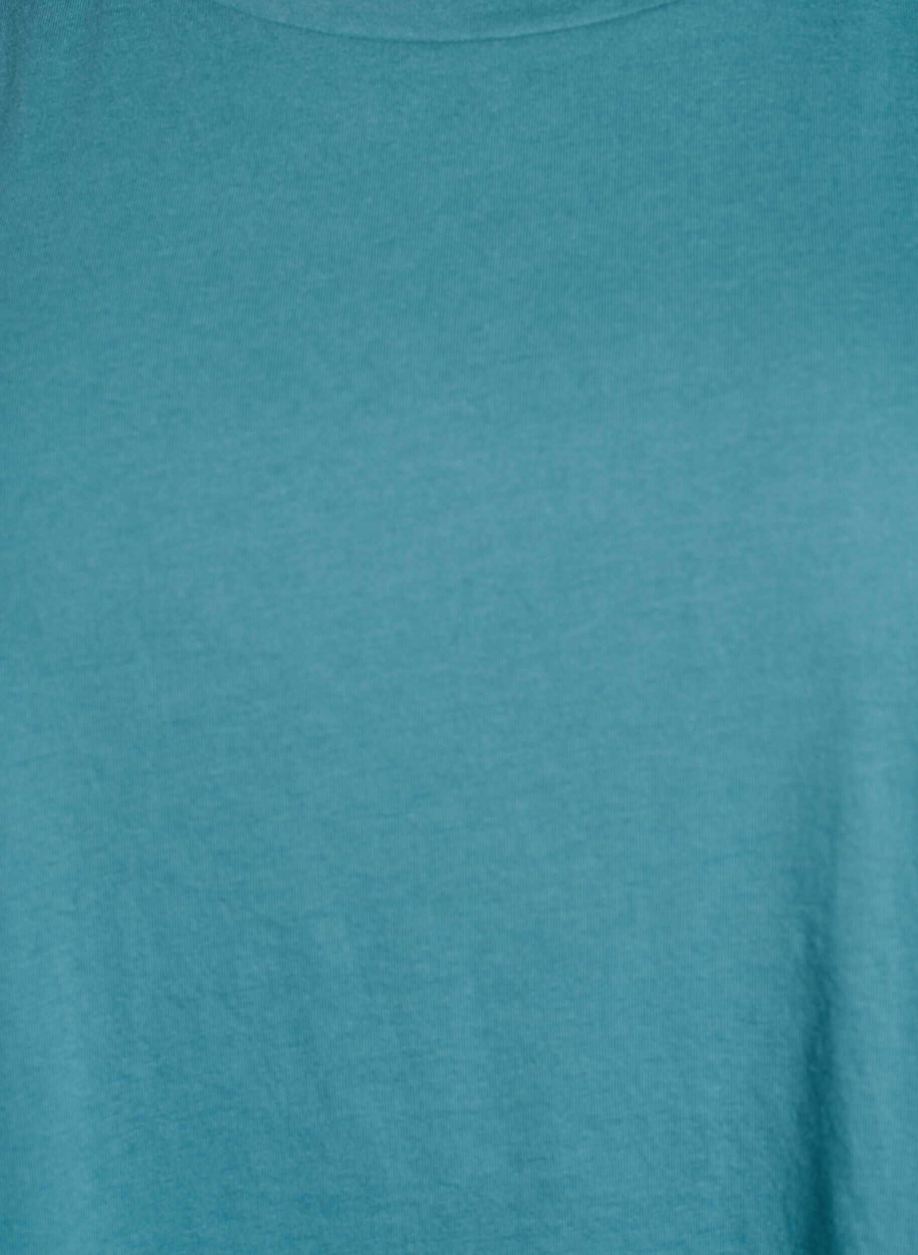 ZizziKurz&auml;rmliges T-Shirt aus einer Baumwollmischung, Blau, Packshot image number 2