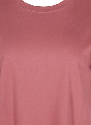 Langes kurzarm T-Shirt aus Baumwolle, Deco Rose, Packshot image number 2