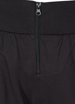 Lockere Hose mit Reißverschluss und Taschen, Black, Packshot image number 2