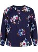FLASH - Lang&auml;rmelige Bluse mit Print, Big Blue Flower, Packshot image number 0