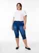 Amy Caprijeans mit hohem Taille und Super Slim Fit, Blau, Model image number 0