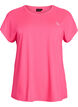 Einfarbiges Trainings-T-Shirt, Pink, Packshot image number 0