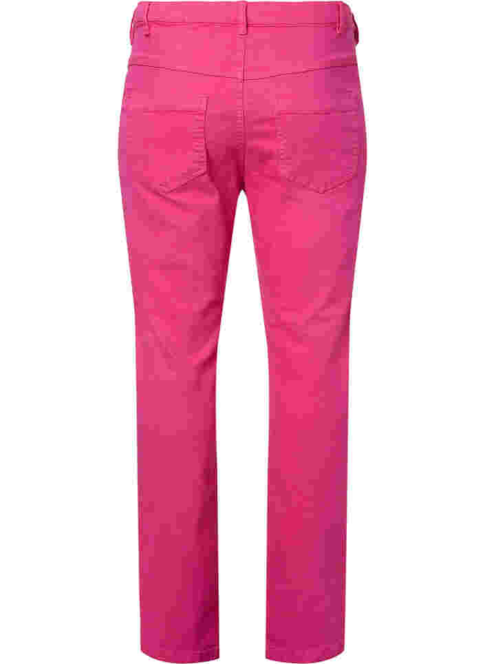 Emily Jeans mit normaler Taillenhöhe und Slim Fit, Shock. Pink, Packshot image number 1