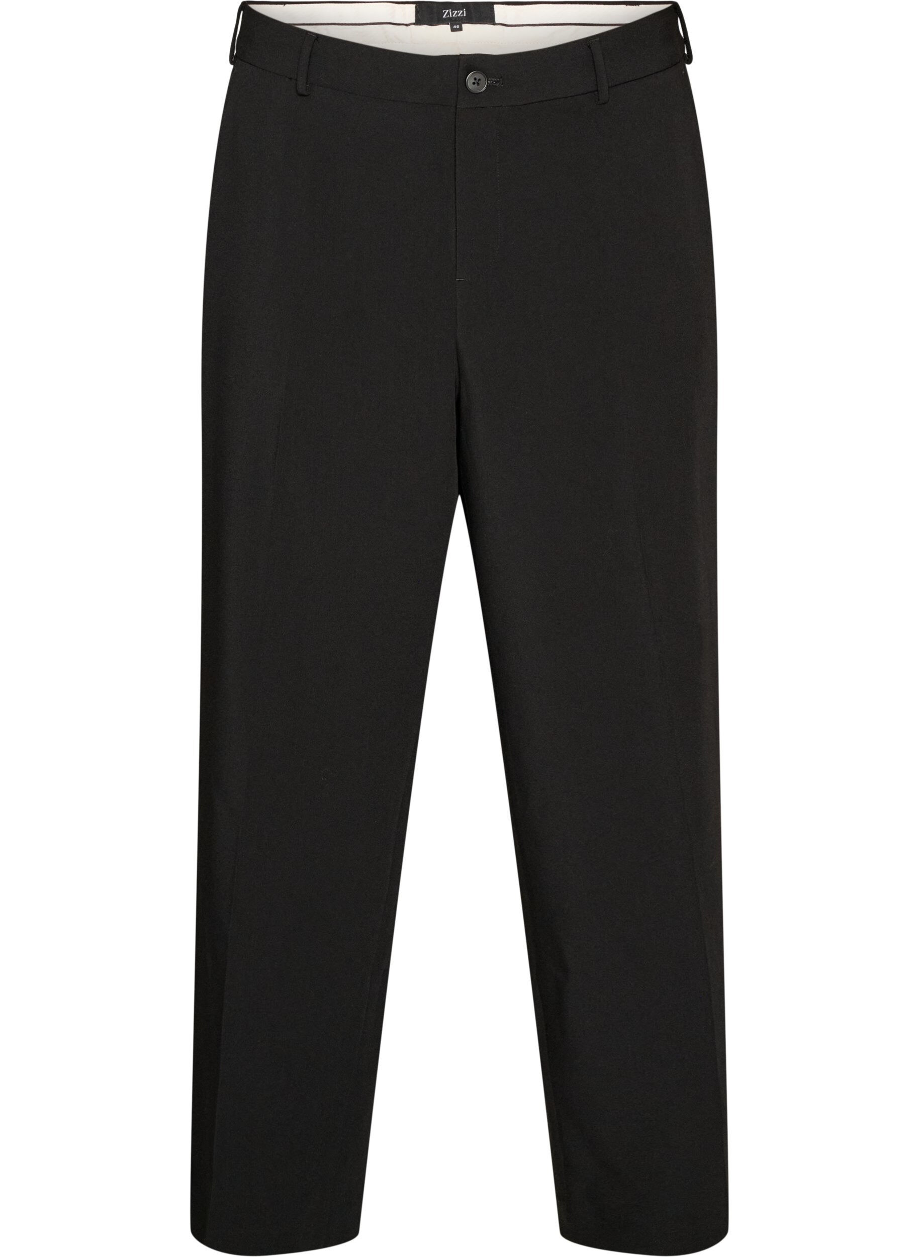 Weite Anzughose mit hoher Taille