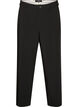 Weite Anzughose mit hoher Taille, Schwarz, Packshot image number 0