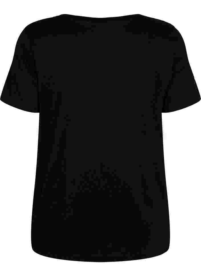 Trainings-T-Shirt mit Print, Black w. Bad Ass, Packshot image number 1