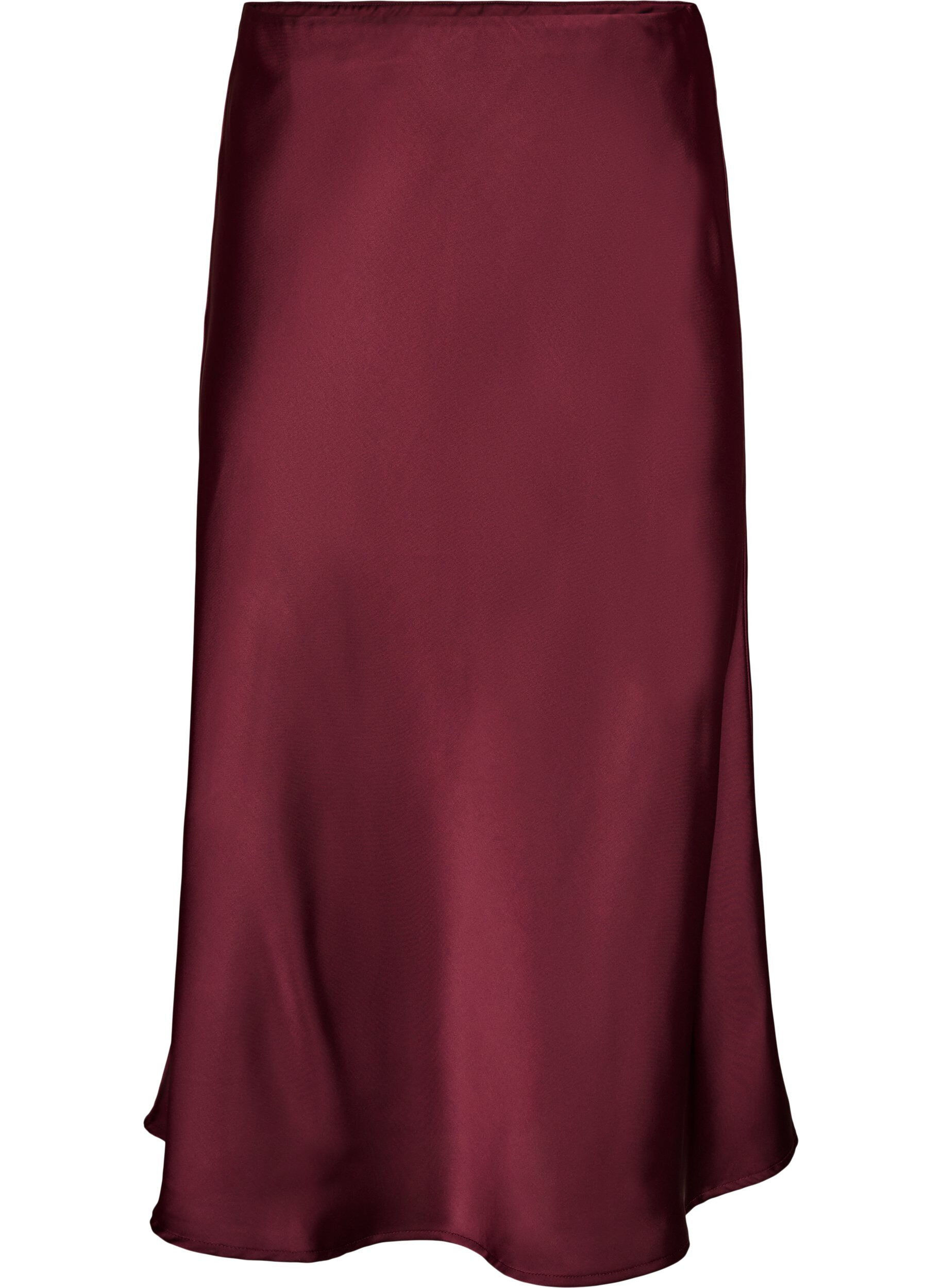 ZizziMidirock aus Satin, Rot, Packshot image number 0