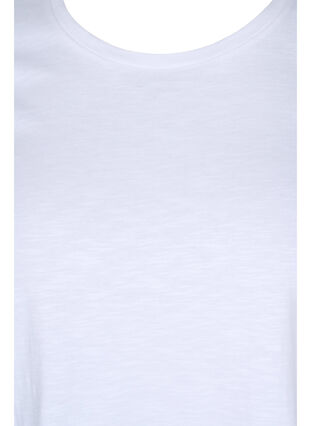 2er Pack kurzarm T-Shirts aus Baumwolle, Bright White/Blush, Packshot image number 2