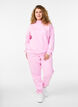 Sweathose mit hoher Taille, Pink, Model image number 0