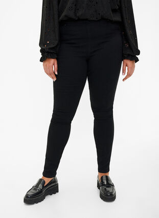 Jeggings mit hoher Taille, Black, Model image number 2