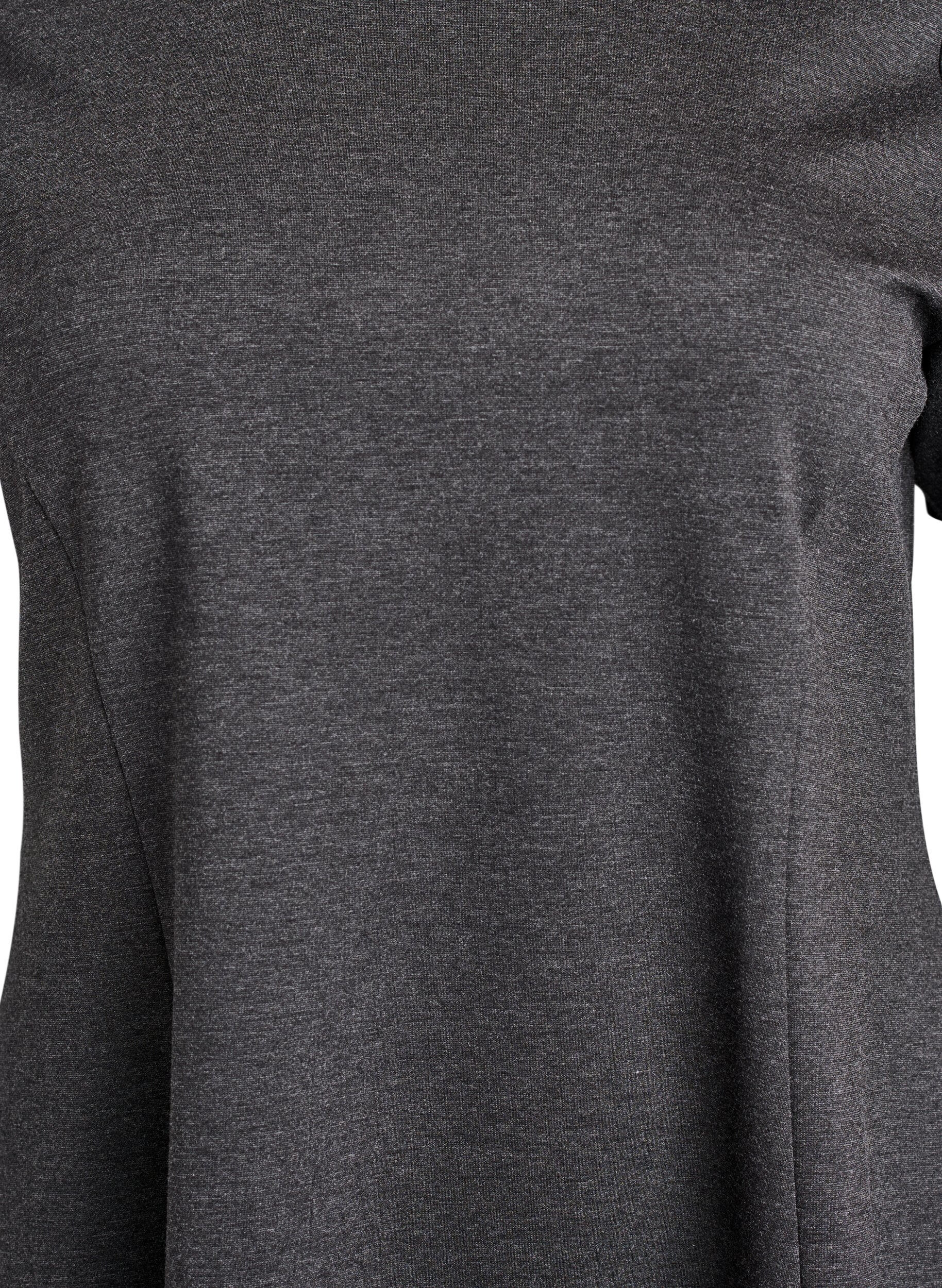 ZizziKurzes A-Linien Kleid aus Jersey, Grau, Packshot image number 2