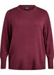 Strickpullover mit Rundhalsausschnitt, Rot, Packshot image number 0