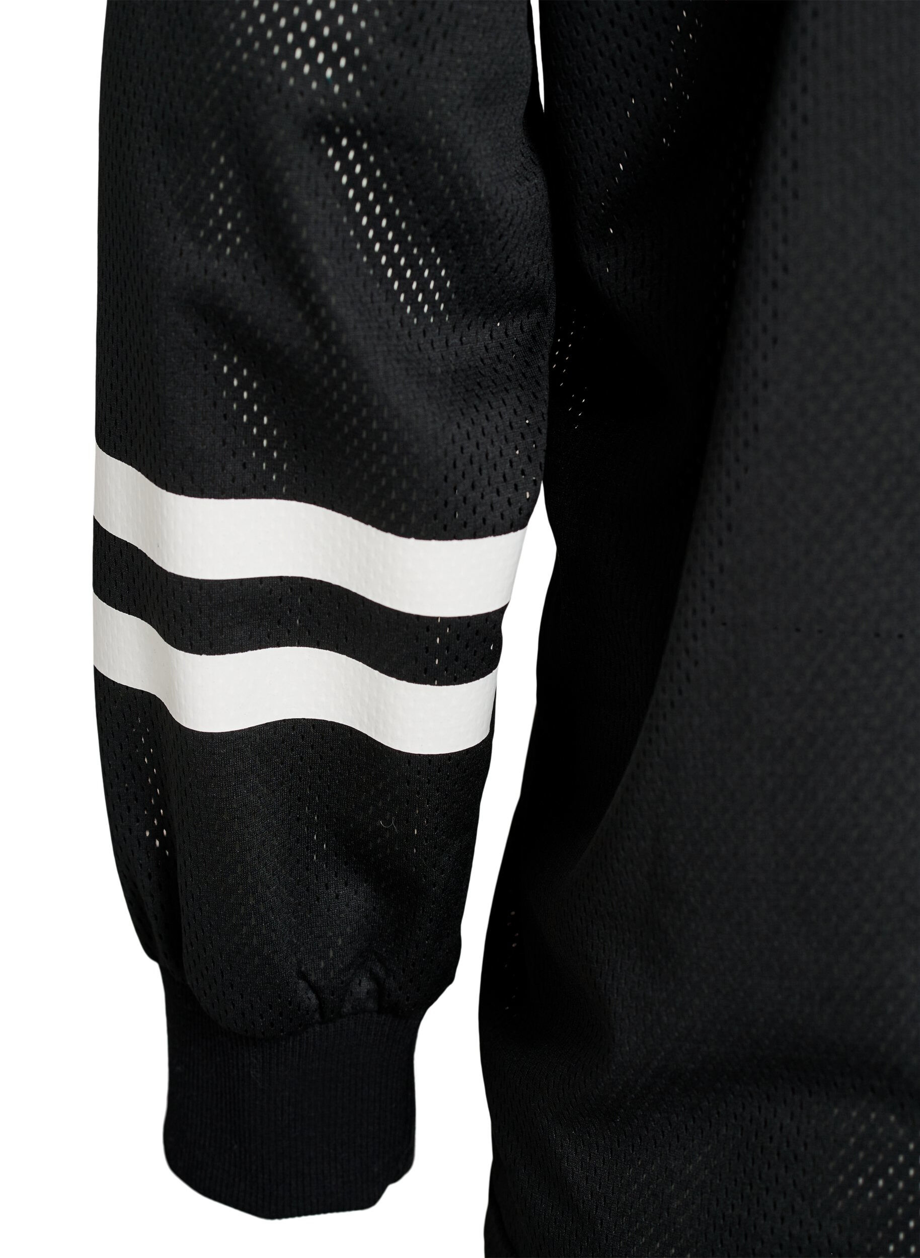 ZizziSportliches Top aus Mesh mit Textprint, Schwarz, Packshot image number 3