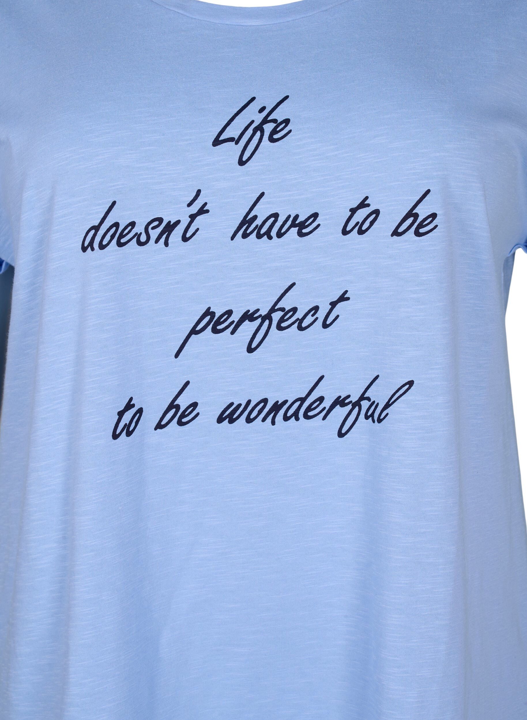 ZizziBedrucktes T-Shirt aus Bio-Baumwolle, Serenityw.Navy Print, Packshot image number 2