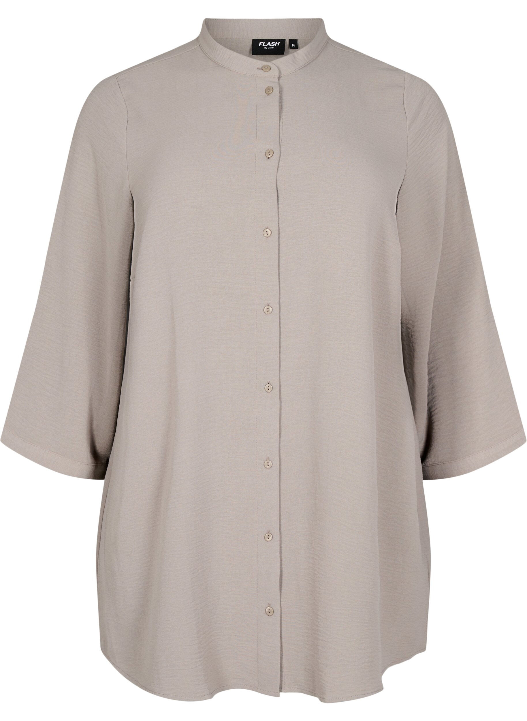 ZizziTunika mit 3/4-&Auml;rmeln, Beige, Packshot image number 0