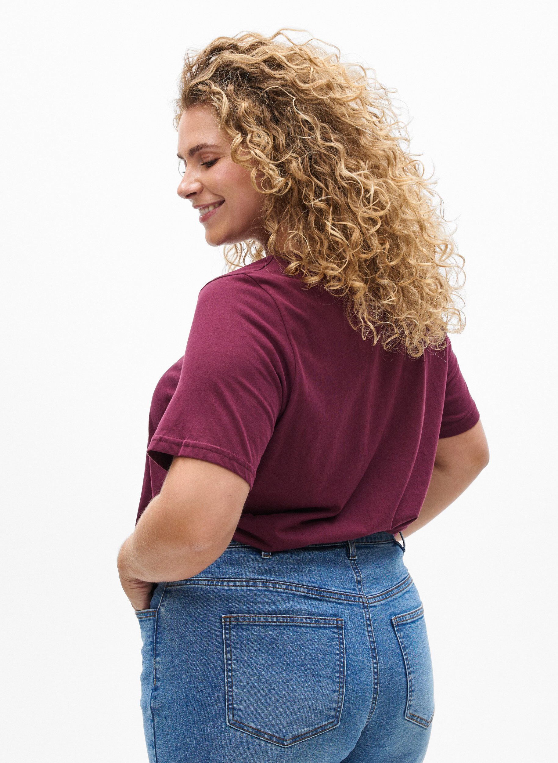 ZizziT-Shirt mit Print, Rot, Model image number 2