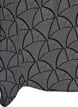Bluse mit kurzen Ärmeln und Print, Black Grey Graphic , Packshot image number 3