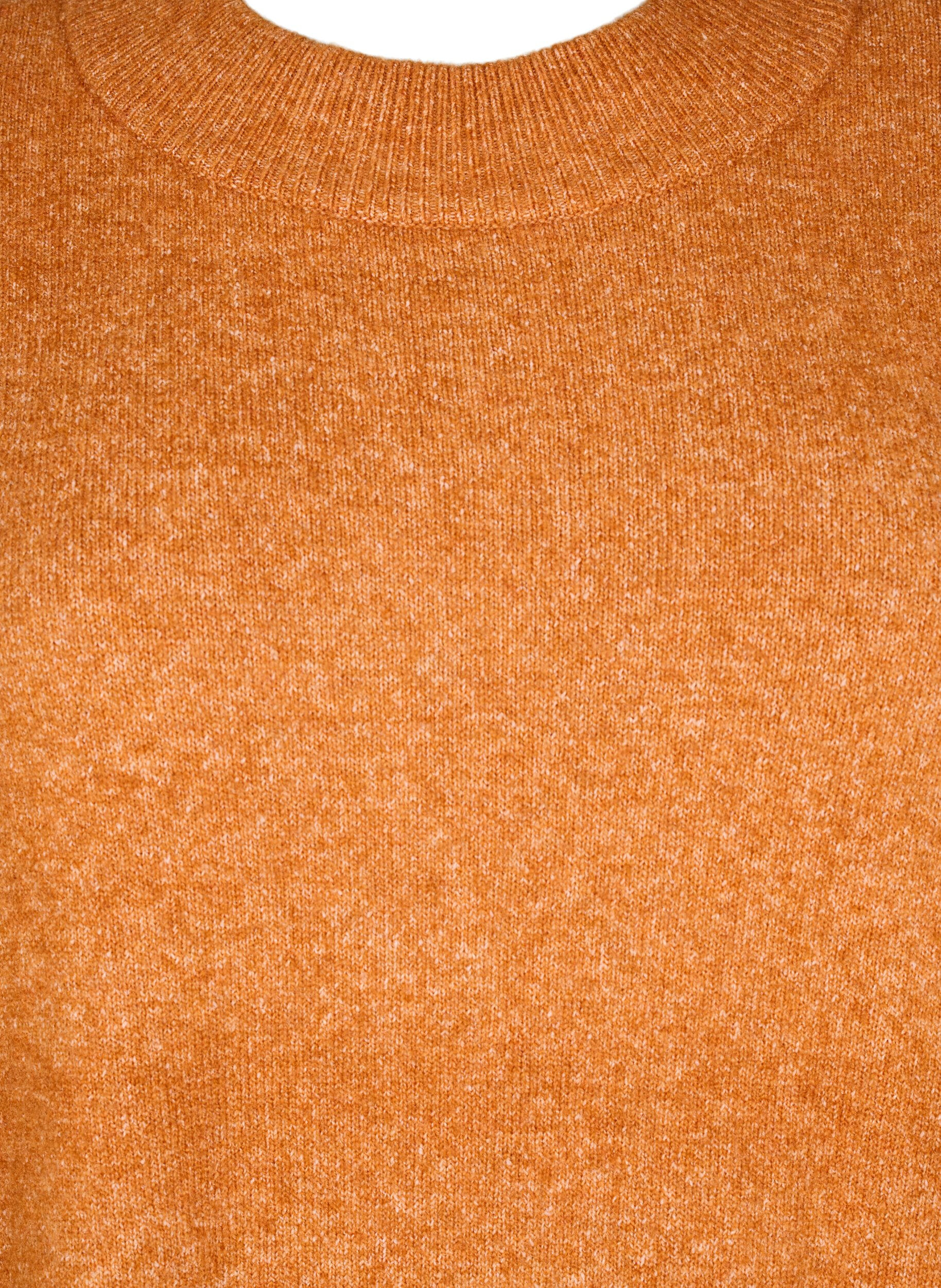 ZizziLange Strickbluse mit langen &Auml;rmeln, Autumnal Mel., Packshot image number 2