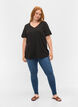 2er-Pack basic T-Shirts aus Baumwolle, Black/Black, Model image number 2