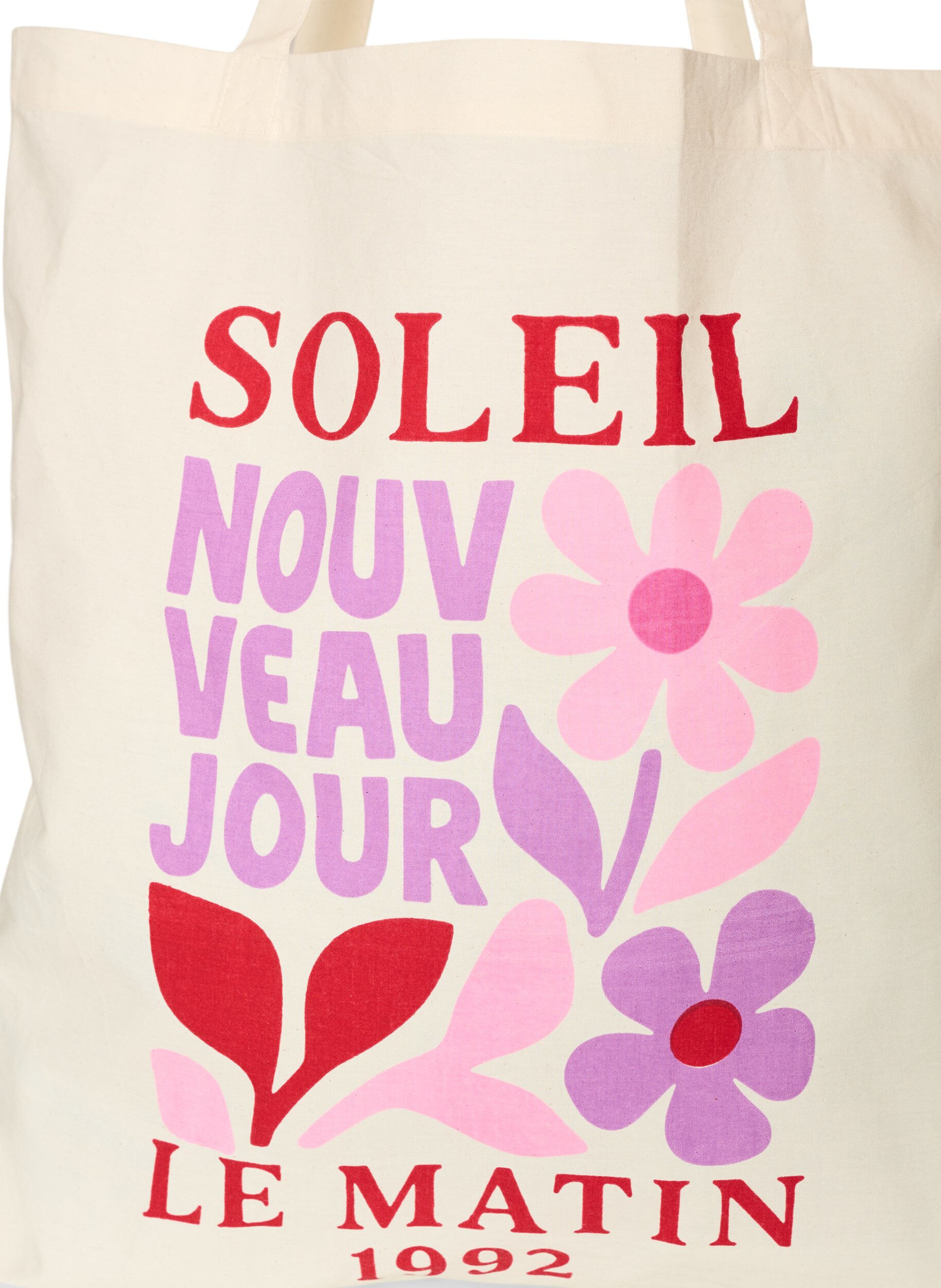 ZizziTote Bag mit Print, Rot, Packshot image number 2