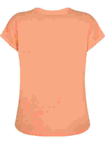 Melange-T-Shirt mit kurzen Ärmeln, Exuberance Mél, Packshot image number 1