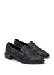 Extra-Weite - Loafer mit Glitzer, Schwarz, Packshot image number 1