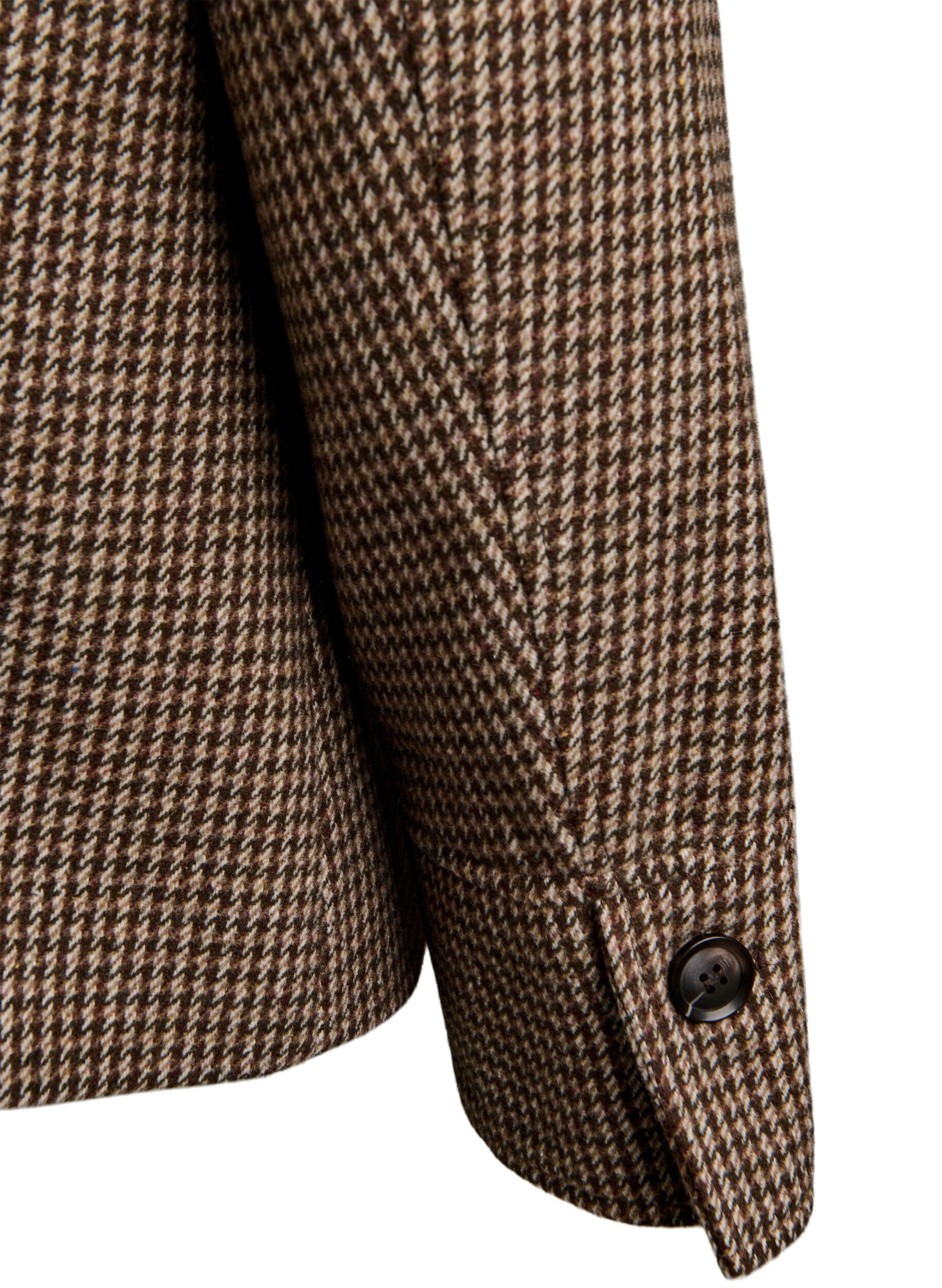 ZizziKurzer zweireihiger Blazer, Braun, Packshot image number 4