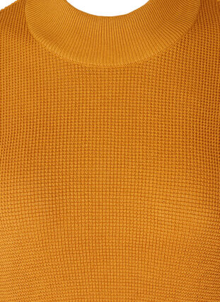 Kurzarm Strick-Poncho, Spruce Yellow, Packshot image number 2