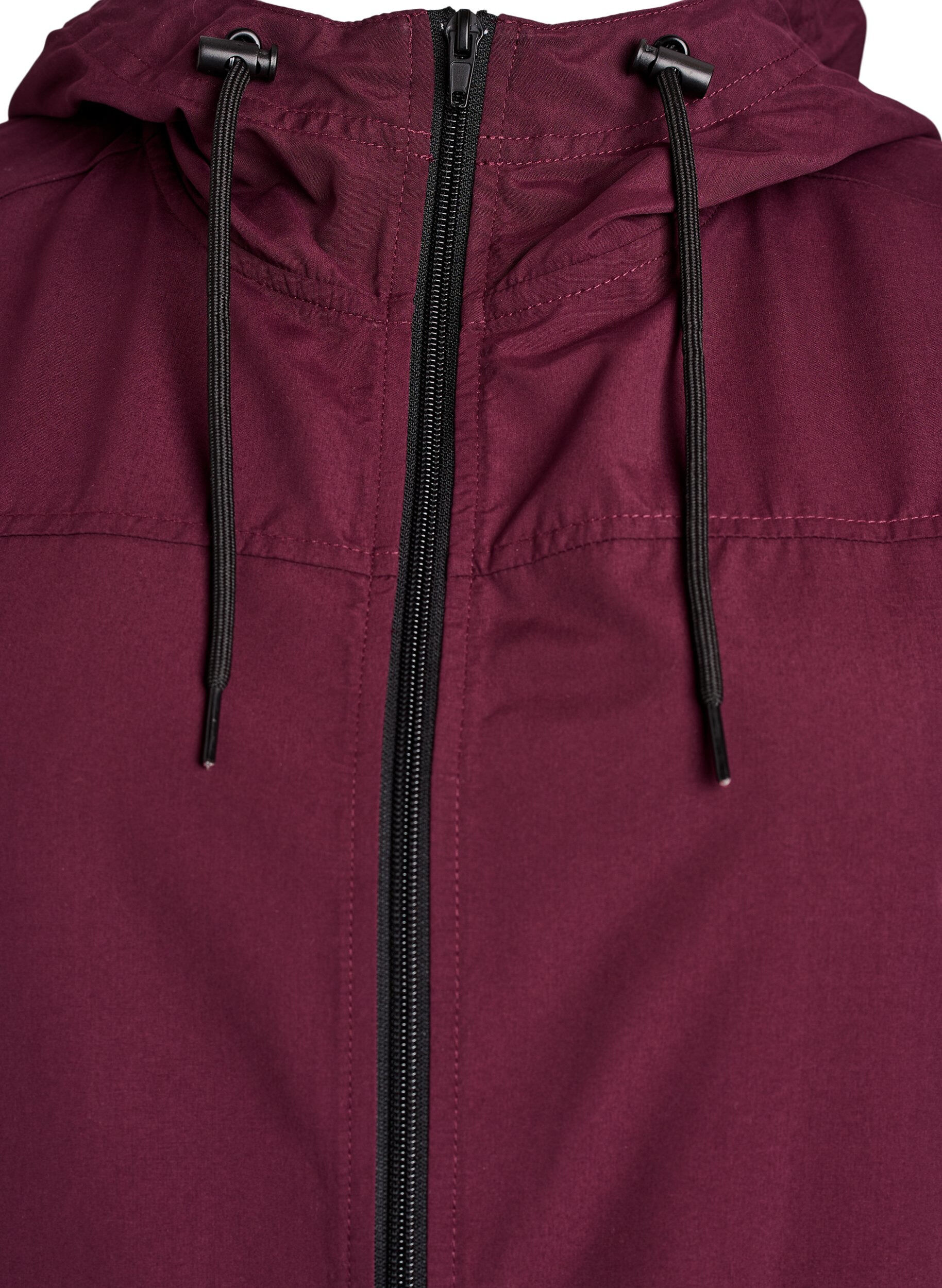 ZizziFLASH - Leichter Parka mit Kapuze, Rot, Packshot image number 2
