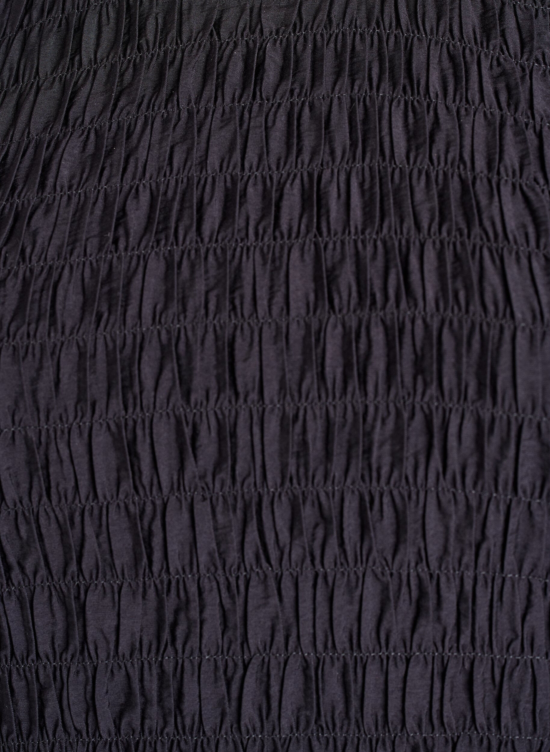 ZizziBluse mit Smock und langen &Auml;rmeln, Schwarz, Packshot image number 2