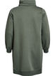 Kurzes Sweatshirtkleid mit Stehkragen und Taschen, Gr&uuml;n, Packshot image number 1