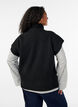 Strickweste mit Rollkragen, Schwarz, Model image number 2