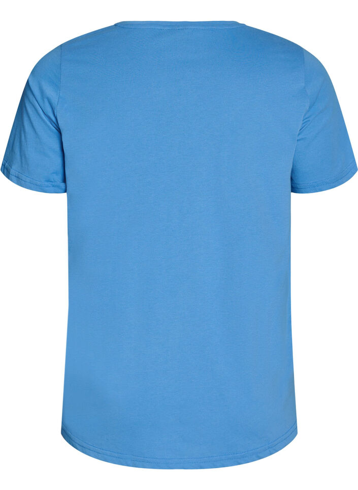 FLASH - T-Shirt mit Print, Blau, Packshot image number 1