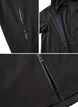 Softshelljacke aus kurzem Schnitt mit abnehmbarer Kapuze, Schwarz, Packshot image number 4
