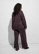 Sweatshirt mit hohem Kragen und Rei&szlig;verschluss, Braun, Model image number 2