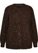 Cardigan mit Pailletten und Kn&ouml;pfen, Braun, Packshot image number 0
