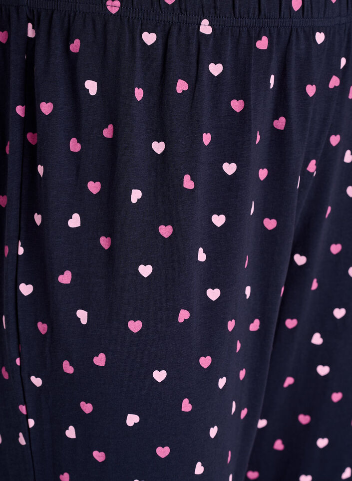 Bedruckte Pyjamahose, Blau, Packshot image number 2