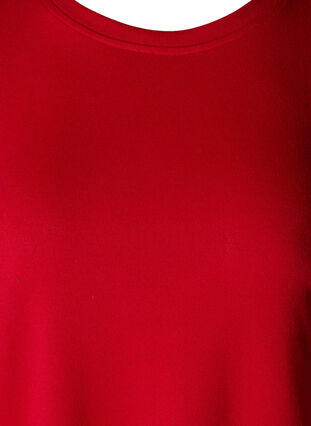 Langarm Bluse mit Knopfdetails, Tango Red, Packshot image number 2