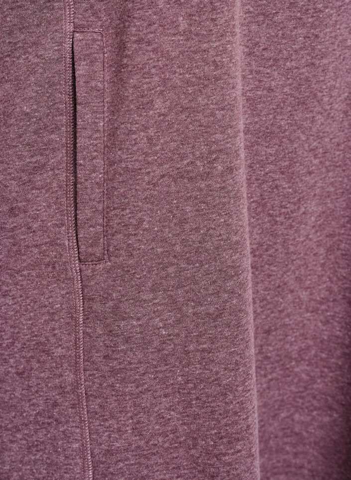 Kurzes Sweatshirtkleid mit Stehkragen und Taschen, Rot, Packshot image number 3