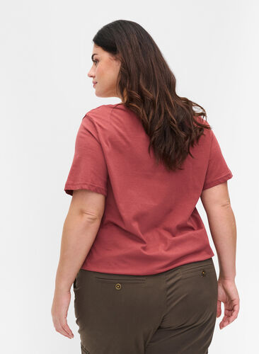 Baumwoll-T-Shirt mit Aufdruck, Apple Butter CALI, Model image number 1