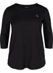 Trainingstop mit 3/4 Ärmeln, Schwarz, Packshot image number 0