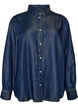 Jeanshemd aus Lyocell mit Druckkn&ouml;pfen, Blau, Packshot image number 0