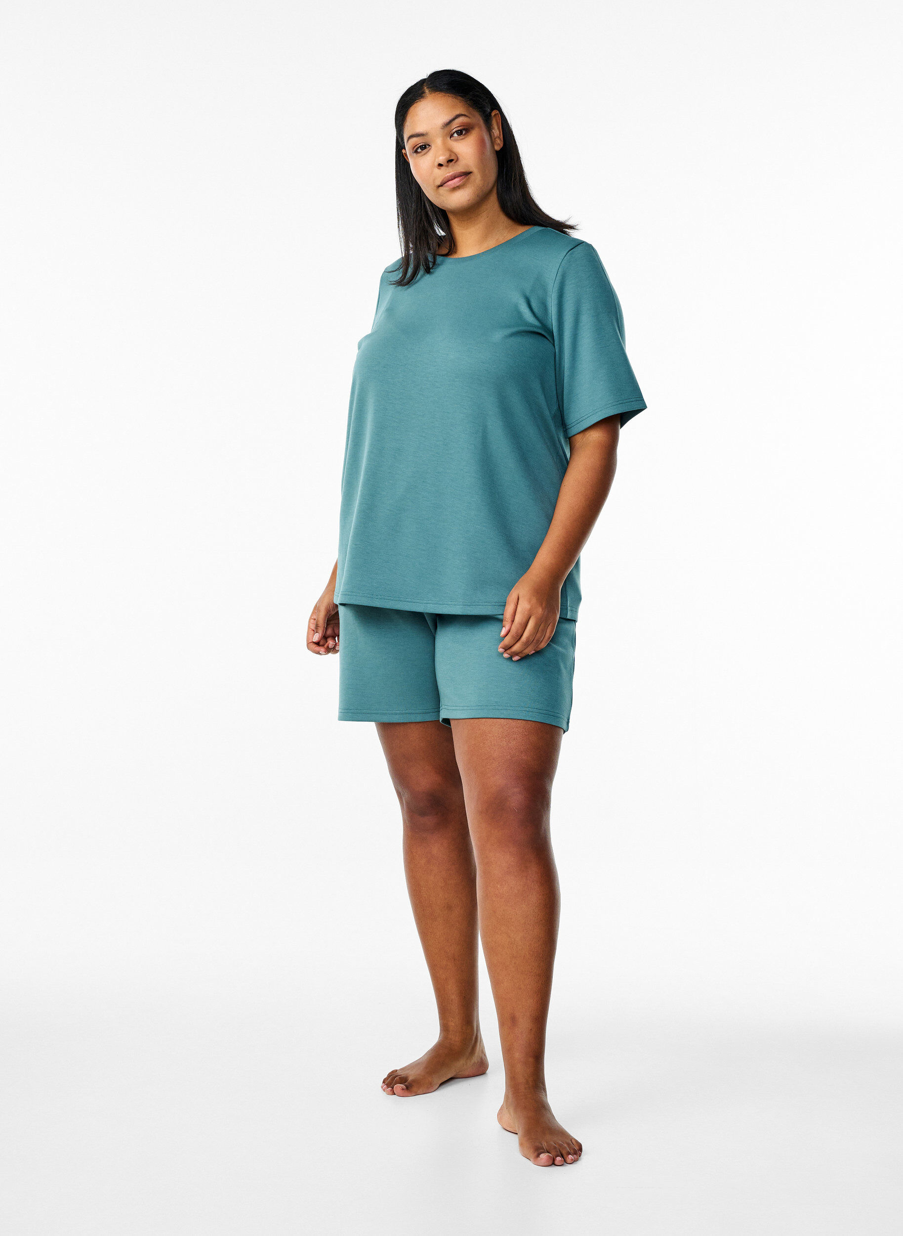 ZizziT-Shirt aus Modalgemisch, Gr&uuml;n, Model image number 1