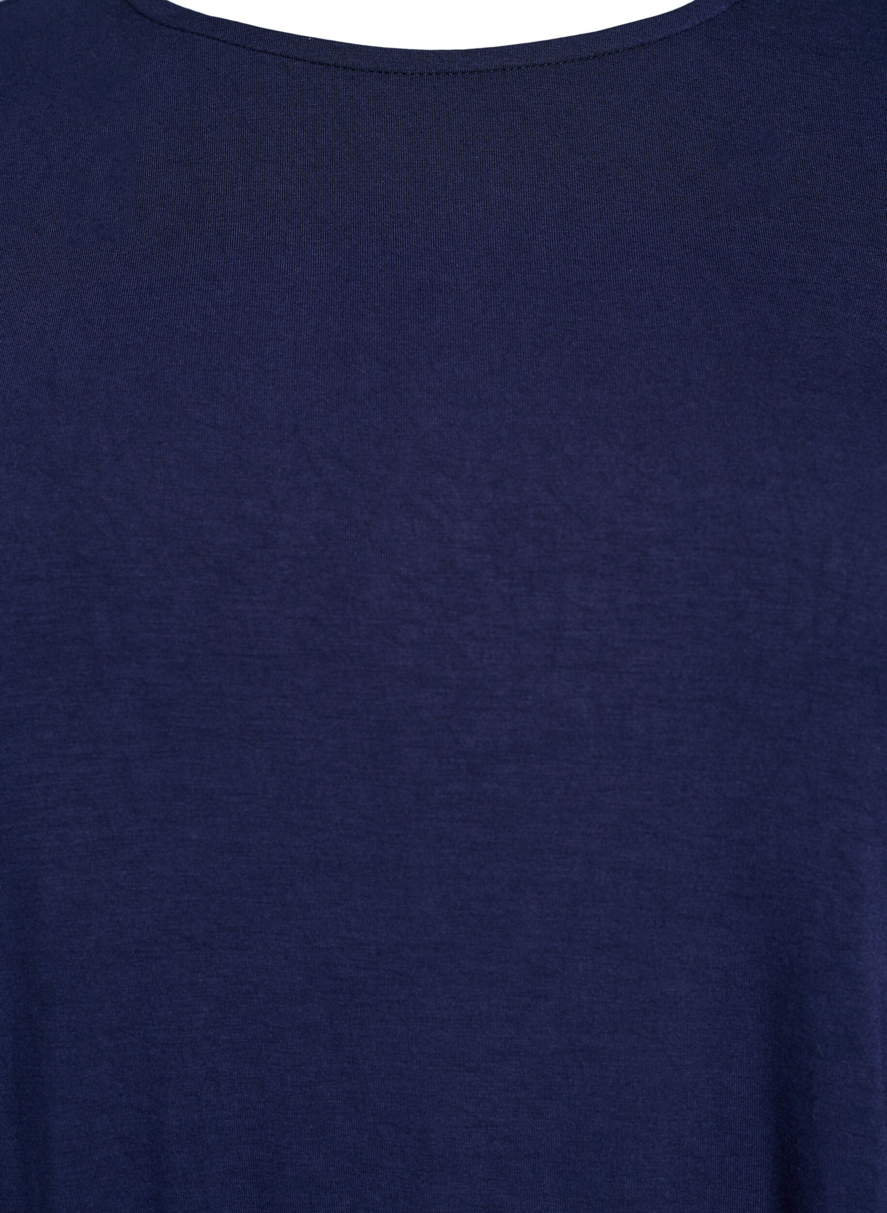 ZizziGestreifte Langarmbluse, Blau, Packshot image number 2