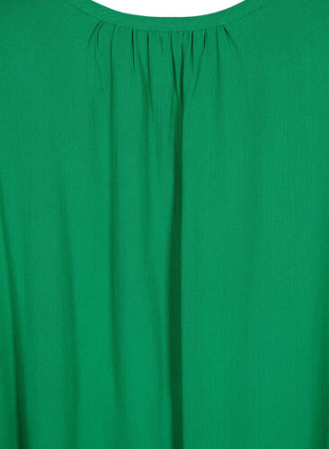 Einfarbiges Trägerkleid aus Viskose, Jolly Green, Packshot image number 2