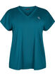 Lockeres Trainings-T-Shirt mit V-Ausschnitt, Deep Teal, Packshot image number 0