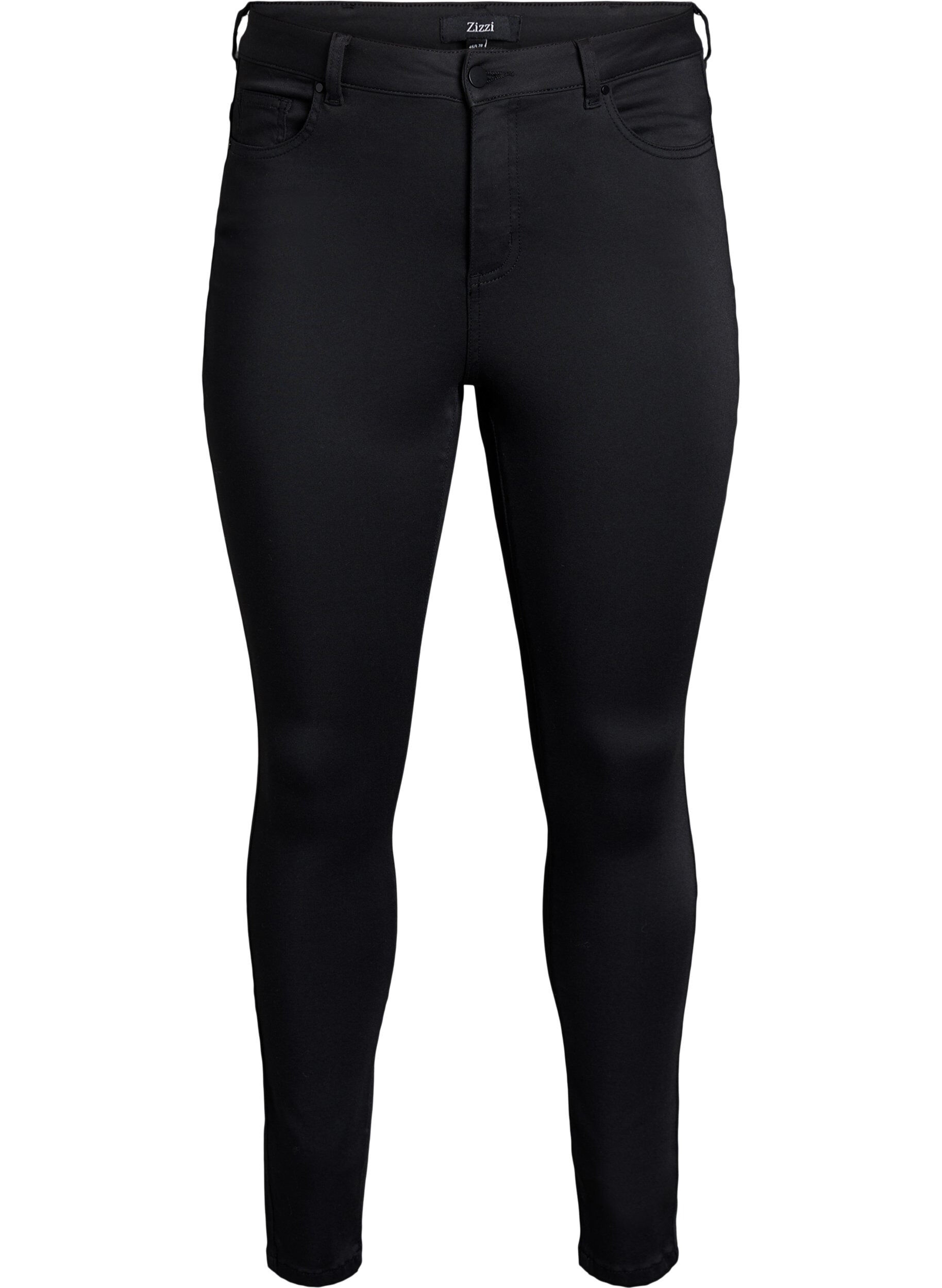 Amy High-Waist Jeans in Schwarz