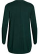 Lange Strickjacke aus Viskose-Mischung, Gr&uuml;n, Packshot image number 1
