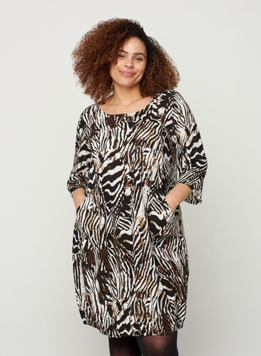 Kleid, Zebra, Model image number 0