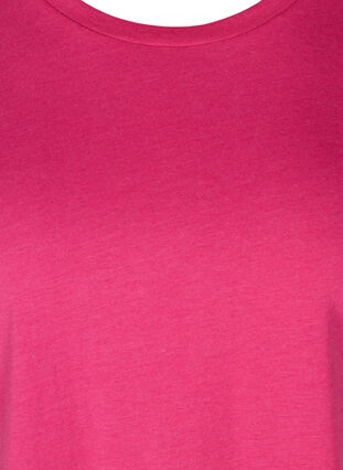 T-Shirt, Fuchsia Purple Mel., Packshot image number 2